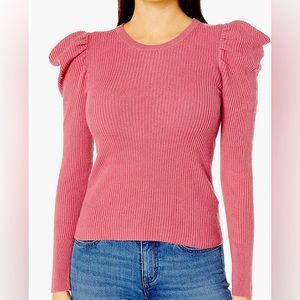 Splendid Allston Puff Sleeve Sweater